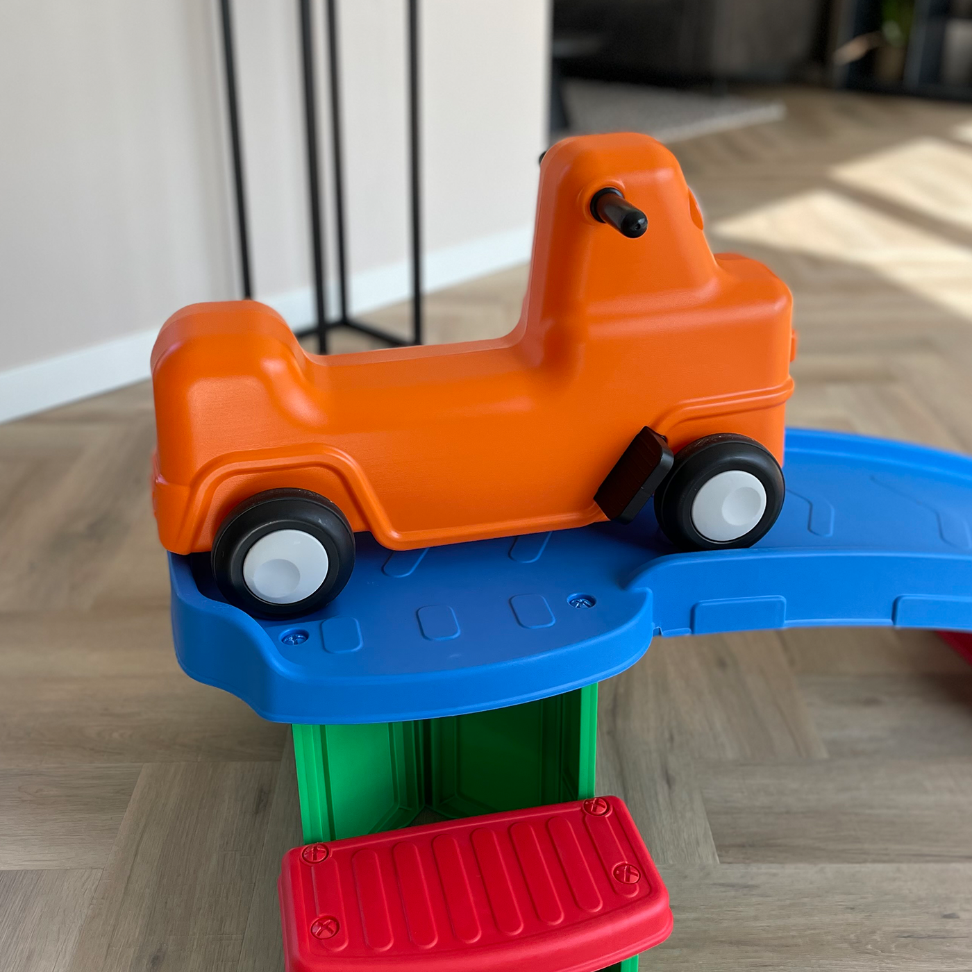 Up & Down Roller Coaster met loopauto 3 meter lang
